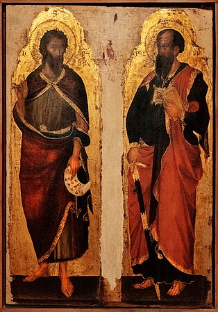 Saint Jean-Baptiste et Saint Paul Musée Correr de Venise[4].