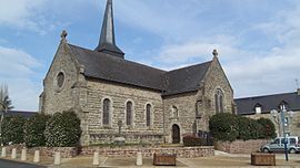 The church of Saint-Malo, in Monterrein