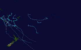 imagem ilustrativa de artigo Temporada de ciclones no Pacífico Sul de 2021-2022