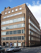 1936 building in Manchester in Dutch brick modernist style