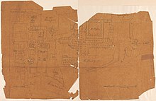 Map of the coronation route taken with south at the top Anonymous - Plan of Westminster Showing the Coronation Route of George II - B1977.14.22443 - Yale Center for British Art.jpg