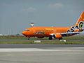 Boeing 737-800 der Fluggesellschaft Mango am Flughafen Johannesburg