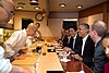 Thủ tướng Shinzo Abe và Tổng thống Barack Obama tại Sukiyabashi Jiro tháng 4 năm 2014