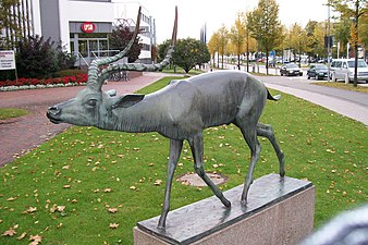 Schreitende Antilope 1925; Lübeck, Nähe Holstentor