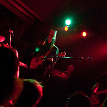 Buckethead and That 1 Guy, performing as The Frankenstein Brothers in 2006 Belly up 2006 with that 1 guy.jpg