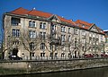 Building Am Zeughaus 2 in Berlin (right), from 1899 seat of the Preussenkasse, and 1906 extension on Am Zeughaus 1 (left); now offices of the Deutsches Historisches Museum