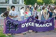 Boston Dyke March (2008), Massachusetts, US Boston's Dyke March 2008.jpg