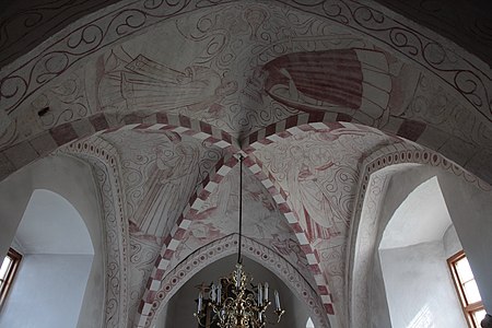 The chancel vault