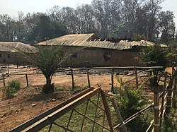 Zerstörte Häuser in Alindao nach den Vorfällen im November 2018