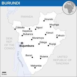 Burundi konumu