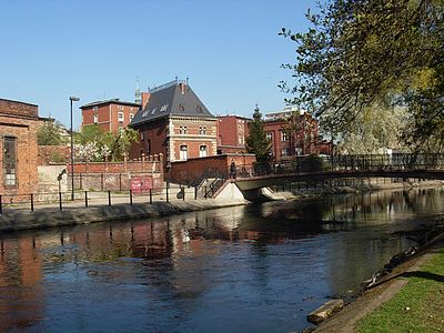 Current view of Franke's buildings in Bydgoszcz