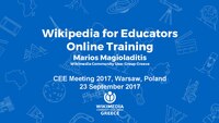 Wikipedia for Educators Online Training