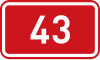 D43 Motorway shield}}