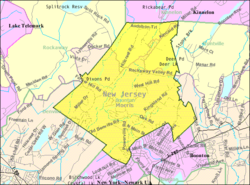 Census Bureau map of Boonton Township, New Jersey