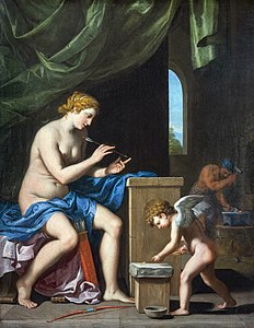 Vulcain forgeant les flèches de l'Amour, 1644-1645, Collection Motais de Narbonne