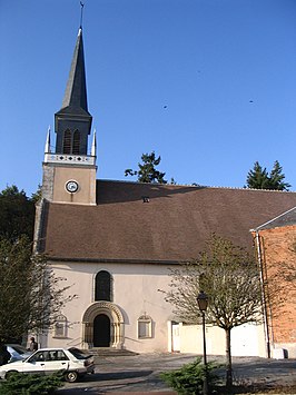 De kerk van Courtalain