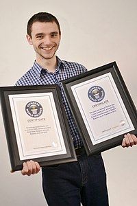 Cripto 2014-ben a Guinness World Records diplomákkal