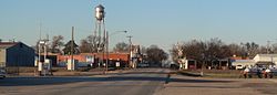 Davenport, seen from the south along Maple Avenue, November 2013