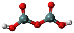 Ball-and-stick model of the disilicic acid molecule