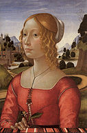 Domenico Ghirlandaio - 1490 Portrait de dame.