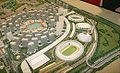 Modell der Sportstadt in Dubai. Ein Stadtviertel wird vollständig neu errichtet