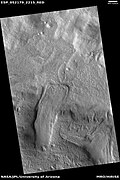 Flujo, cuando visto por HiRISE bajo HiWish programa