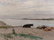 Maleriet Sandø (1894) af Eilif Peterssen (1852–1928)