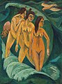 Ernst Ludwig Kirchner, Drei Badende (Trois baigneuses) (1913)