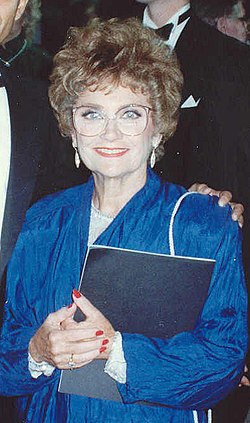 Estelle Getty vid Emmy-galan 1989.