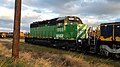 BNSF 1868, an ex. BN SD40-2.