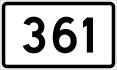 County Road 361 shield