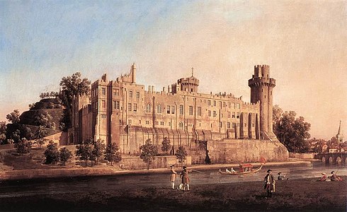 Warwick Castle the South Front by Canaletto