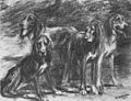 Hilda Ward, The Hounds - Câinii de vânătoare, 1910