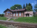 Nádraží na trati Hulín-Valašské Meziříčí