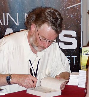Ian M. Banks at Worldcon 2005 in Glasgow, Augu...