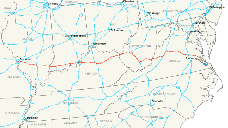 File:Interstate 64 map.png