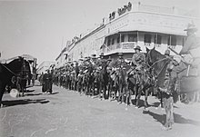 Australian light horse unit in Jerusalem during WWI