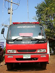 Isuzu FTR as fire engine (Thailand)