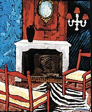 Hommage à Roger Chapelain-Midy (1995). (73 × 60 cm)