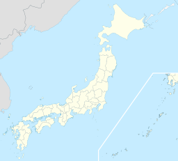 Ōsakas läge i Japan