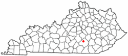 Location of Science Hill, Kentucky