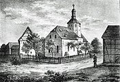 Kirche Stöntzsch um 1840