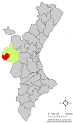 Venta del Moro – Mappa