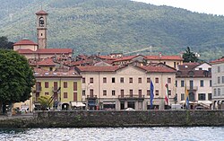 Skyline of Luino