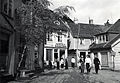 Mandal konditori, fotografert en gang på 1950-tallet. Foto: Riksarkivet