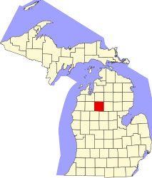 Contea di Missaukee – Mappa