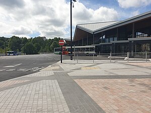 Merthyr Tydfil Bus Station in June 2021