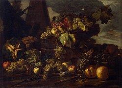 Naturaleza muerta con uvas (entre 1650 y 1670), Museo del Hermitage, San Petersburgo