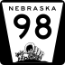 State Highway 98 marker