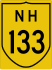 National Highway 133 marker